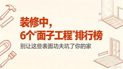 装修“面子工程”排行榜：这6个坑，劝你2026别再跟风了！