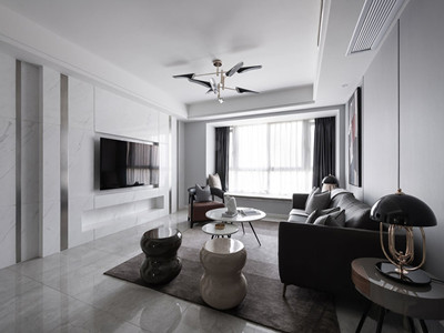 云锦世家135㎡现代简约风格装修案例