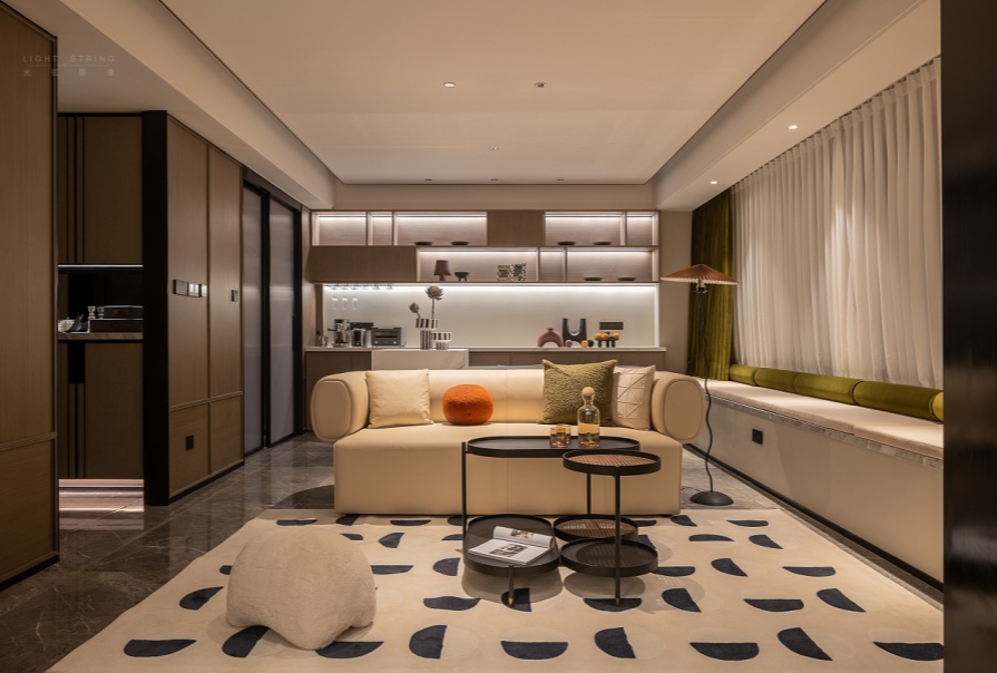 城东春晓126㎡混搭风格三居室装修案例