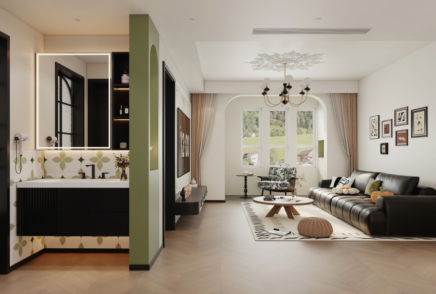 金域华府95㎡法式风格三居室原创案例