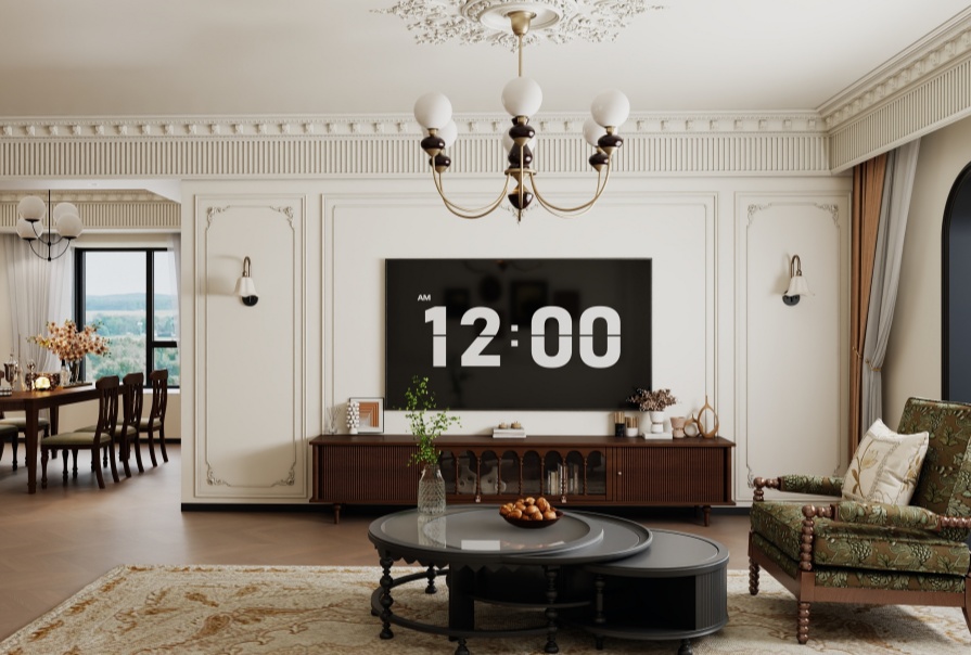 宁发阳光花园247㎡法式风格三四居室原创案例