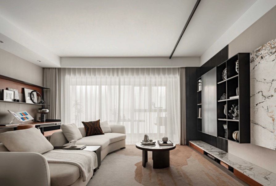 远洋未来城83㎡现代风格两居室装修案例