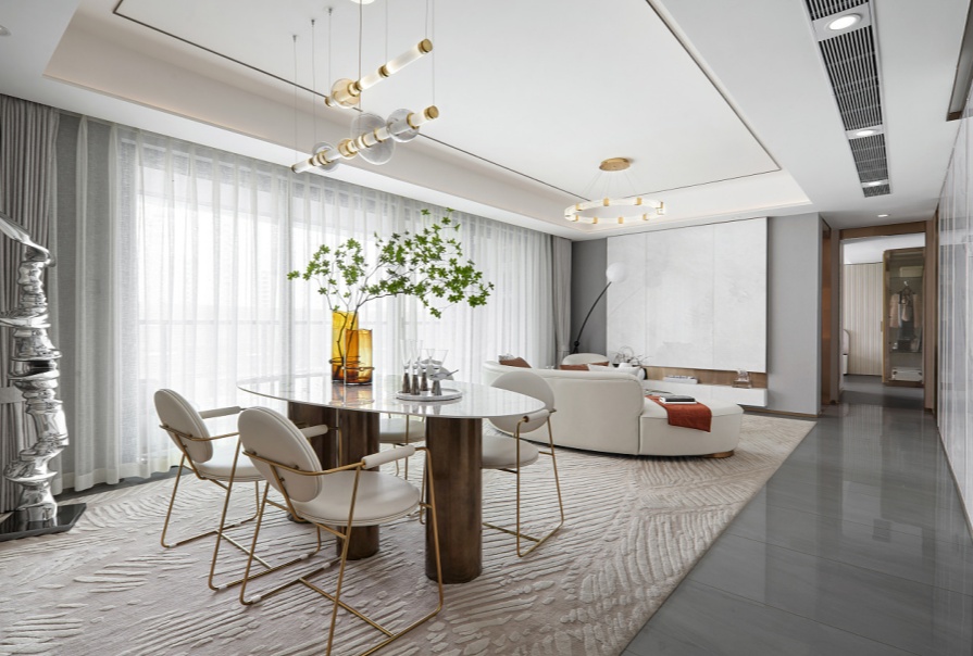 创意之城139㎡北欧风格三居室装修案例