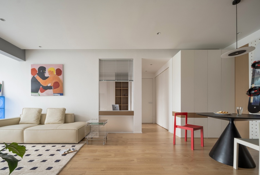 雅仕兰庭87㎡混搭风格两居室装修案例