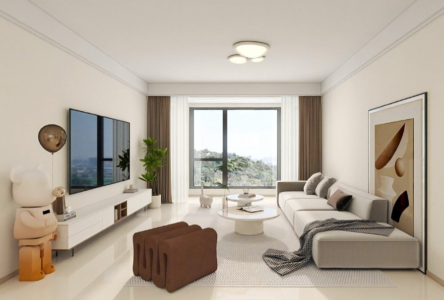 天房崇德园151㎡现代风格三居室原创案例