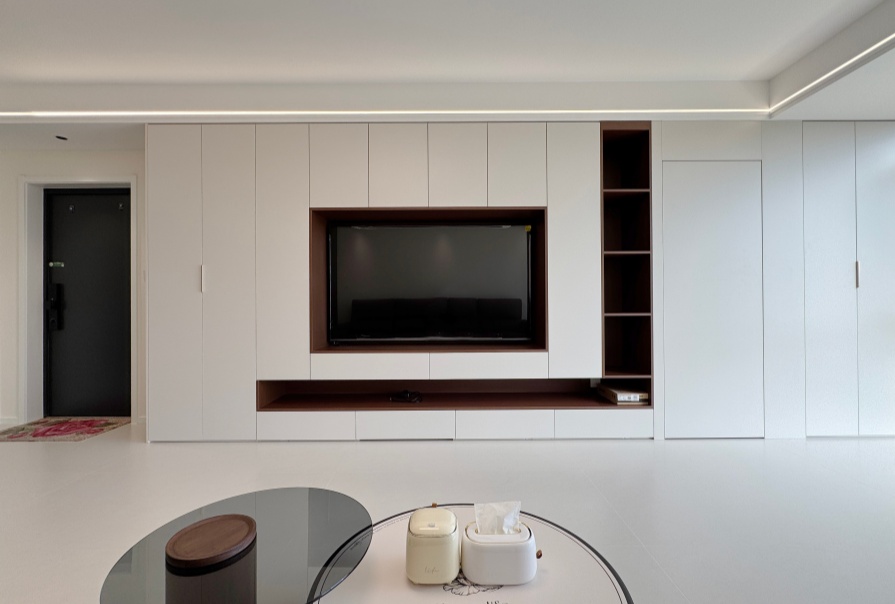 阳光100西园123㎡现代风格三居室实景案例