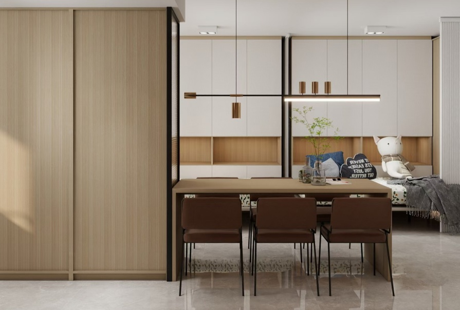 天房海河湾57㎡简约风格小户型改造案例