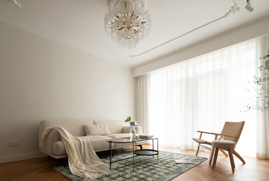 时代之城·清溪118㎡奶油风格三居室装修案例