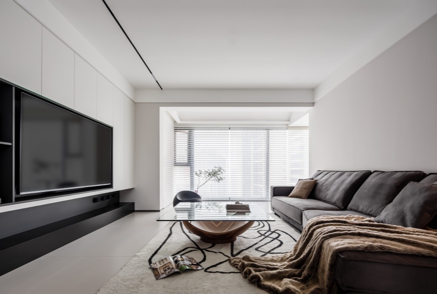 远洋未来城115㎡现代风格三居室装修案例