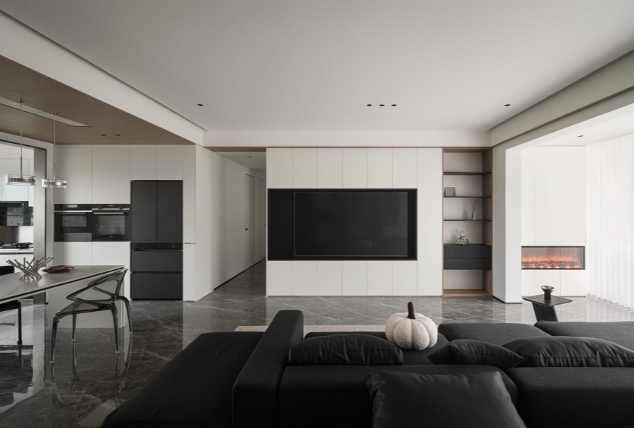 绿城·桂月雲翠143㎡简约风格四居室装修案例