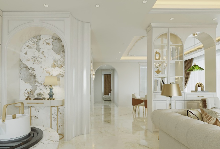 万城聚豪670㎡法式风格联排别墅原创案例