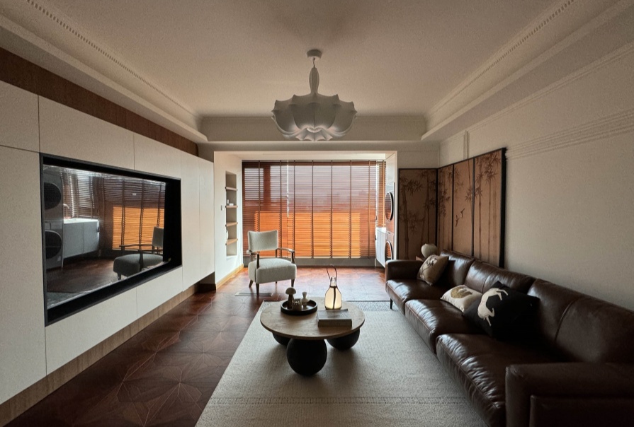 新城·长风雅著115㎡中古风格三居室装修案例