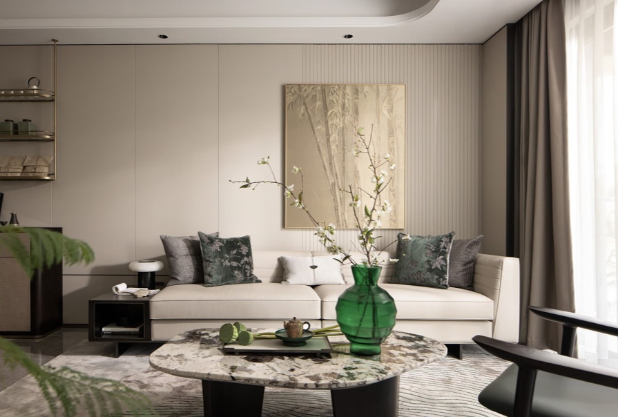 格调步庭124㎡宋氏美学风格三居室装修案例