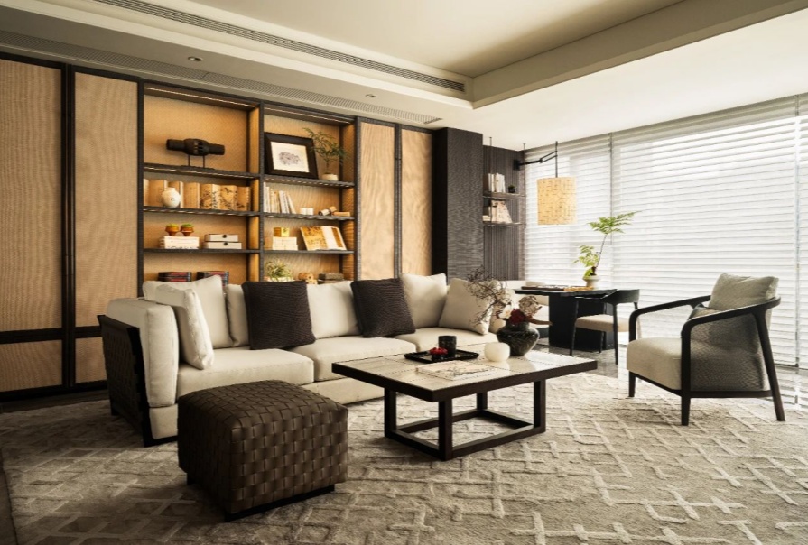 中建理想城143㎡宋氏美学风格三居室装修案例