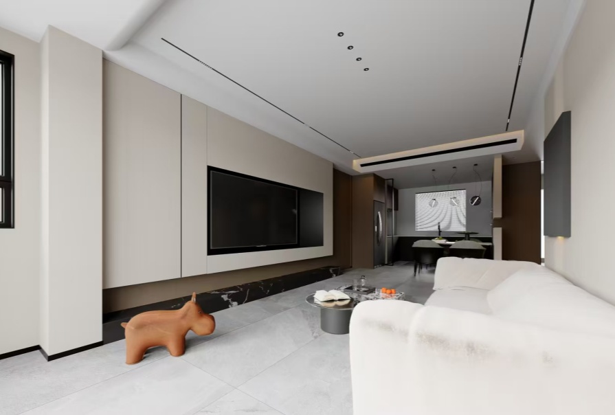 中海·十里观澜116㎡简约风格三居室原创案例