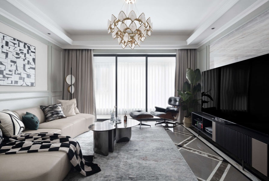 新城·长风雅著125㎡法式风格三居室原创案例